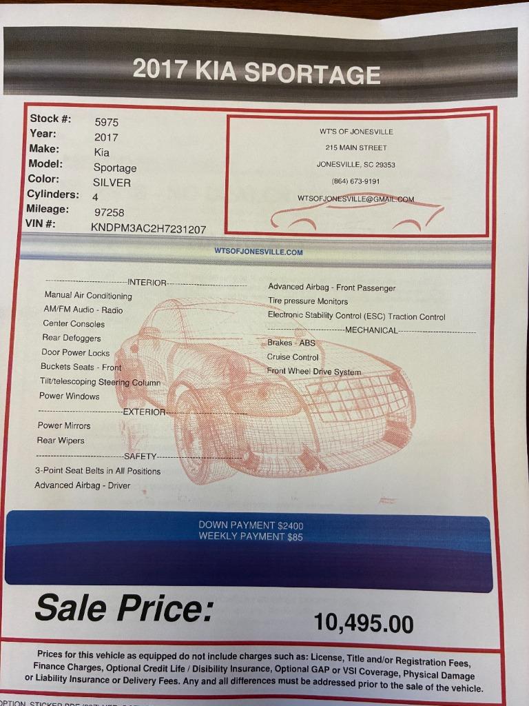 2017 Kia Sportage LX - Photo 11